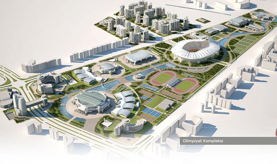ASHGABAT OLIMPIC COMPLEX CH-1-7 UTILITY BUILDINGS AND UNDERGROUND TUNNELS